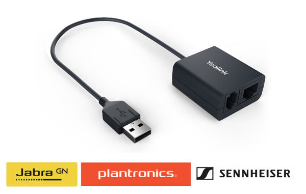Yealink (EHS40) Wireless Headset Adapter Suits Plantronics/Jabra/Sennheiser Headsets, Suits T43U, T46U, T48U