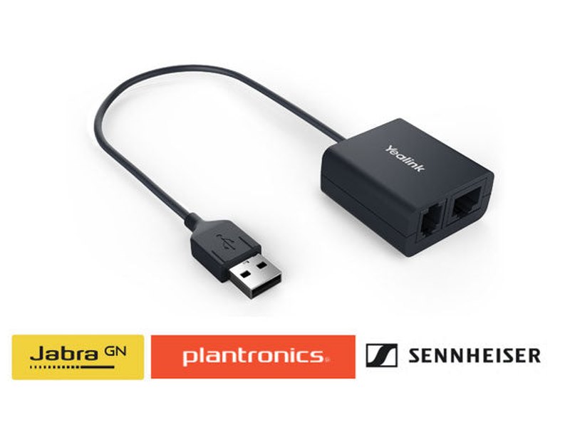 Yealink EHS40 Wireless Headset Adapter Suits Plantronics/Jabra/Sennheiser Headsets, Suits T43U, T46U, T48U