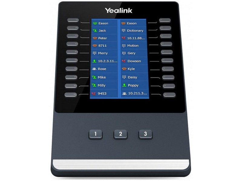 Yealink EXP43 Color Expansion Module for Yealink T43U/T46U/T48U IP phones, Large 4.3-Inch Color-Screen LCD, Color Expansion Module, High Expansibility