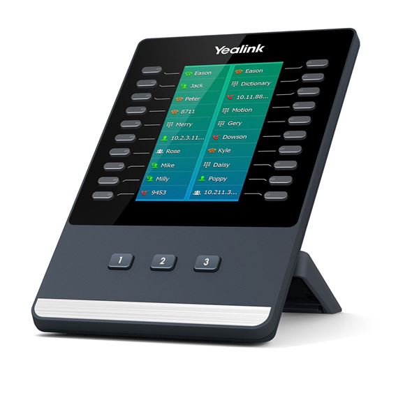 Yealink (EXP50) Colour-screen Expansion Module for Yealink T5 Series IP phones, Yealink T53/T53W/T54W/T57W/T58A, T56A/ T58A/MP56/MP58/MP58-WH