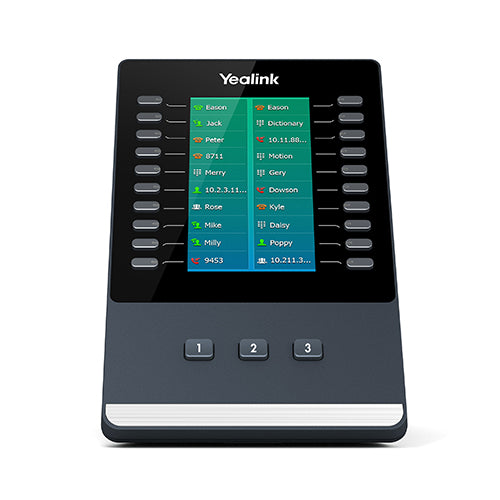 Yealink (EXP50) Colour-screen Expansion Module for Yealink T5 Series IP phones, Yealink T53/T53W/T54W/T57W/T58A, T56A/ T58A/MP56/MP58/MP58-WH