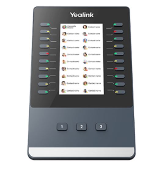 Yealink (EXP50) Colour-screen Expansion Module for Yealink T5 Series IP phones, Yealink T53/T53W/T54W/T57W/T58A, T56A/ T58A/MP56/MP58/MP58-WH