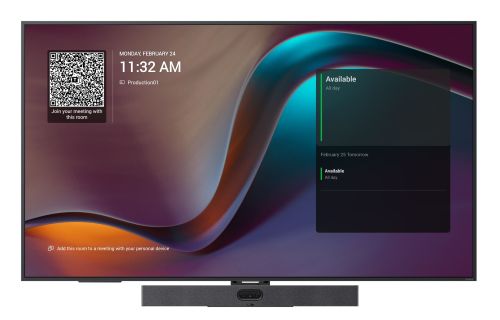 Yealink MD55 MeetingDisplay is a 55‑inch 4K UHD, entry‑level MeetingDisplay,smooth video, audio, & content sharing