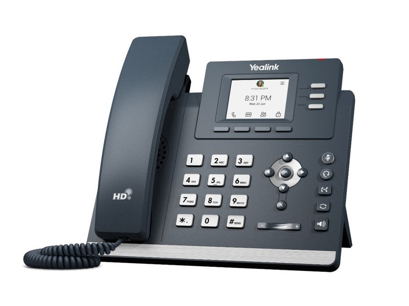 Yealink MP52 Desktop Phone with Handset, 2.4" Non-Touch Screen, No Teams Button, 2nd Gen
