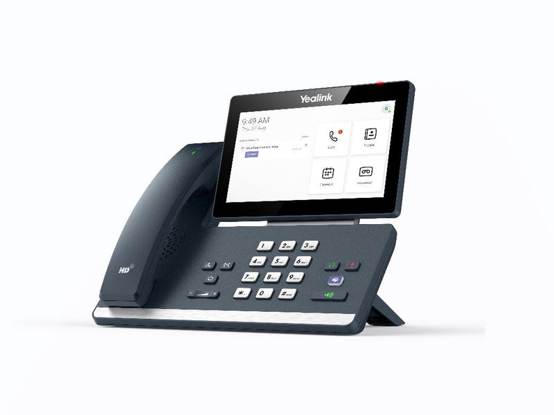 Yealink MP58 Desktop Phone with Handset, 7" Touch Screen, MS Teams Wireless Handset