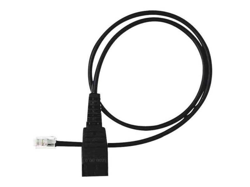 Yealink QD-RJ9-Cord-3PTY QD to RJ Cord for YHS36/YHS34/YHS34 Lite, Compatible with Cisco 79xx IP Phones, Avaya callmaster V and VI
