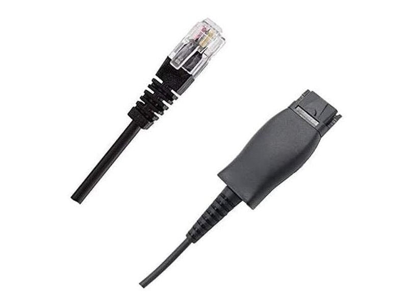 Yealink QD-RJ9-Cord-3PTY QD to RJ Cord for YHS36/YHS34/YHS34 Lite, Compatible with Cisco 79xx IP Phones, Avaya callmaster V and VI