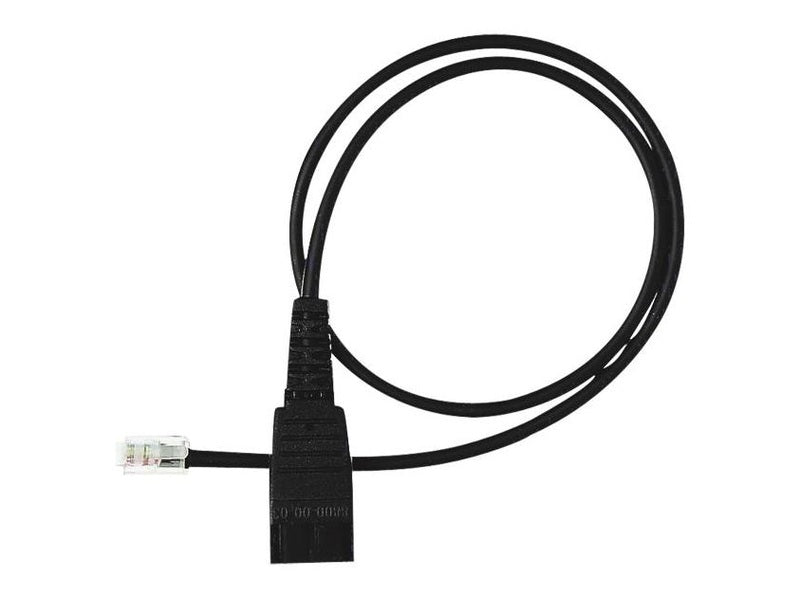 Yealink QD-RJ9-CORD, QD to RJ Cord for YHS36/YHS34/YHS34 Lite, Quick Disconnect QD to RJ9 converter for Yealink YHS34, YHS34 Lite, and YHS36