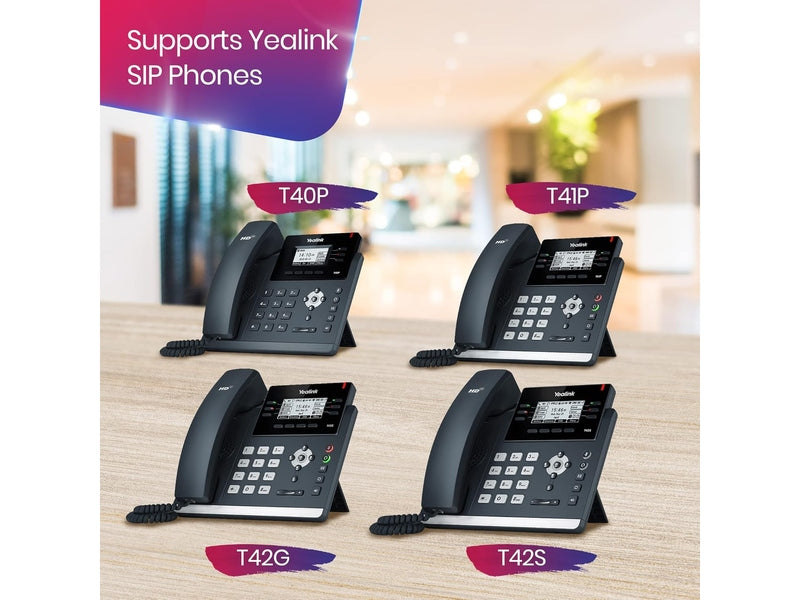 Yealink WMB-T40/T41/T42-WB, Wall Mount Bracket for SIP- T40G/T40P//T41P/T41S/U/T42G/T42S/T42U/T43U