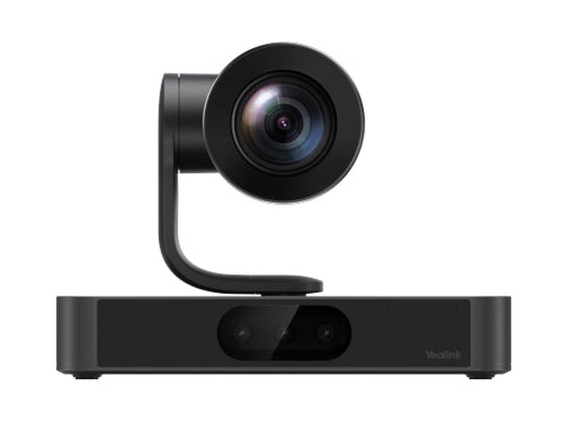 Yealink SmartVision 80 Four-Lens Camera, PTZ + 3 Lenses, 20x Optical Zoom, AI Tracking, IntelliFocus, Auto Framing, HDMI & USB, Wall/TV/Table Mount