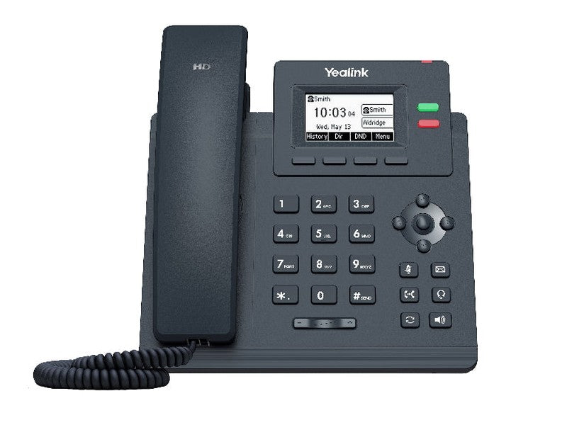 Yealink SIP-T31G 2-Line Gigabit IP Phone with Handset, Dual-Port Gigabit Ethernet