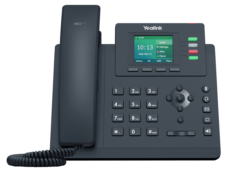 Yealink SIP-T33G 4-Line Gigabit IP Phone with Handset, 2.4" LCD Screen