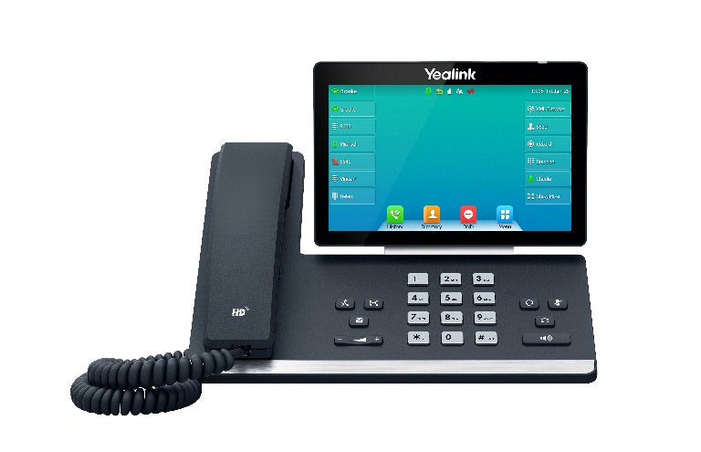 Yealink SIP-T57W 16-Line IP Phone with Handset, Bluetooth and Wi-Fi, 7" LCD Screen