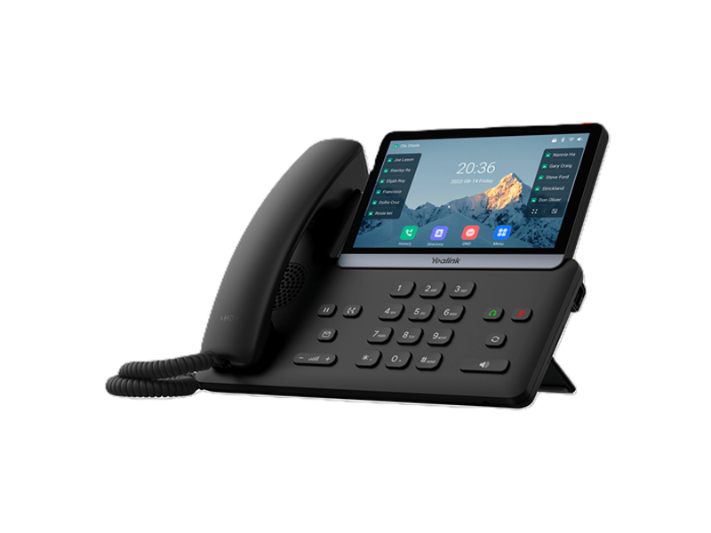 Yealink SIP-T77U IP Phone, 7" Touchscreen, 16 SIP Accounts, Dual USB, HD Voice, PoE, Linux 6.1, TEE Encryption