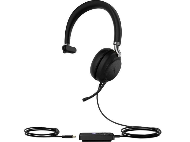 Yealink UH38 Mono USB and Bluetooth Headset, USB-C, UC Call Controller, Dual Noise-Canceling Mics, Busy Light, Microsoft Teams & UC Certified, EOL