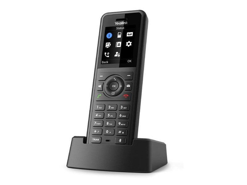 Yealink W57R Professional Business DECT Handset, 1.8" Color Screen, HD Voice, up to 40 hrs talk time, 575 hrs standby, Vibration alarm, No Perception