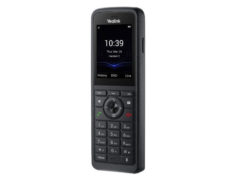 Yealink W59R-P Rugged DECT Handset Only, IP67, Bluetooth 5.2,dual-mic noise cancellation,21 hrs talk time,320 hrs standby, compatible W80/W90 multi