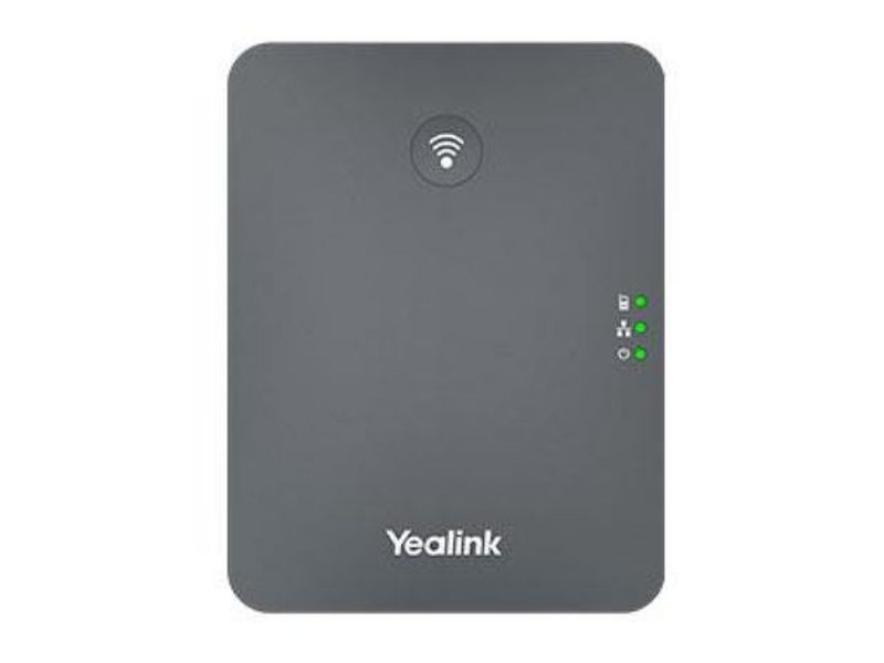 Yealink W70B Wireless DECT IP Base Station for Small and Medium-Sized Businesses, Pairing with up to 10 W73H/W57R/W59R, Up to 20 Simultaneous Calls