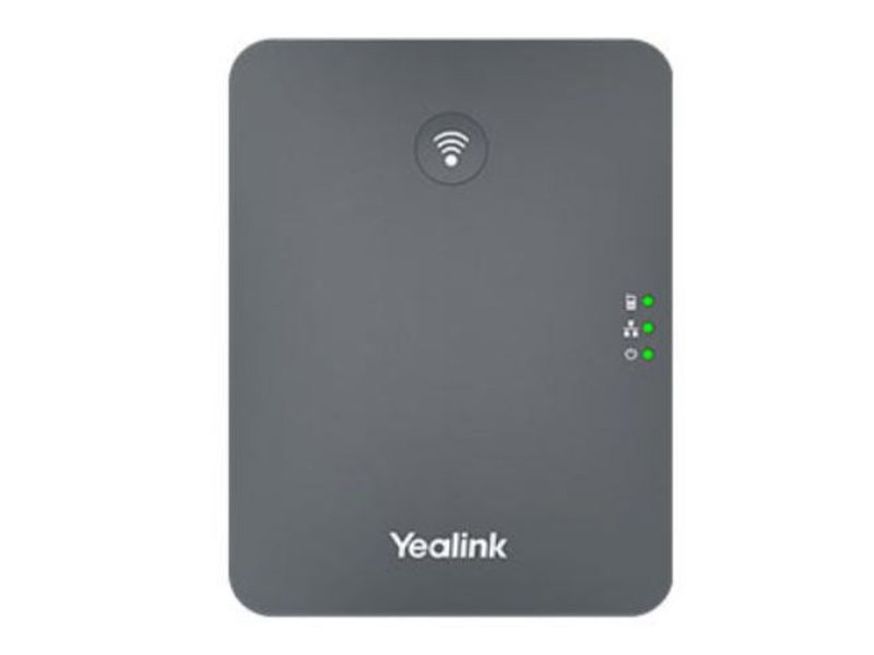 Yealink W70B Wireless DECT IP Base Station for Small and Medium-Sized Businesses, Pairing with up to 10 W73H/W57R/W59R, Up to 20 Simultaneous Calls