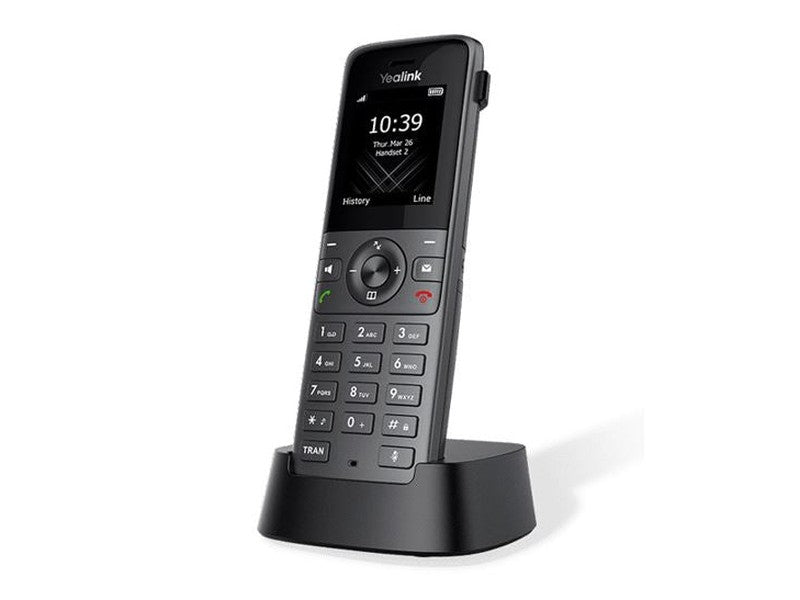 Yealink W73H DECT Handset with Charging Base, 1.8" Colour Screen, Bluetooth, PSU