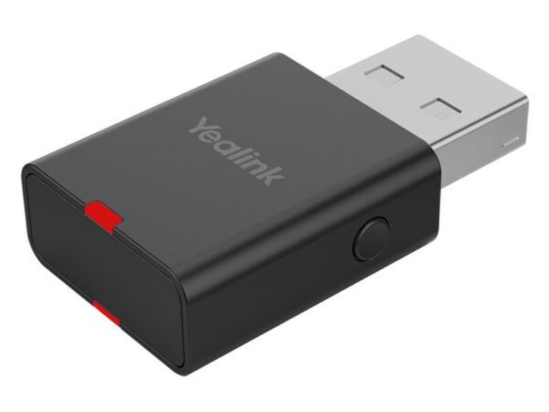 Yealink WDD60 DECT Headset USB Dongle for use with WH6x Wireless Headsets, 2Micro, USB 2.0, LED Indicates, High Transmission Rate