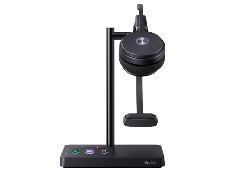 Yealink DECT Wireless WH62 UC Mono Headset with Base, 2.5mm, Ringer, Busy Light