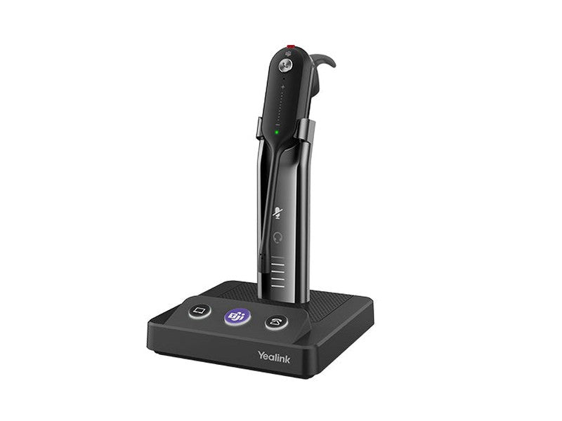 Yealink DECT Wireless WH63 MS Convertible Headset, WDD60 DECT Dongle, Busy Light