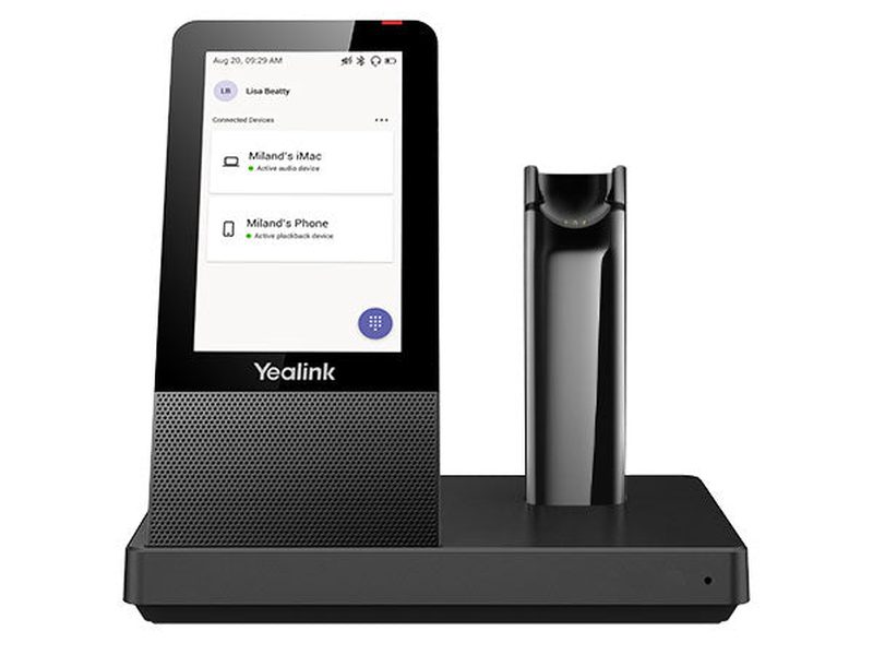 Yealink WHB670 Replacement DECT Base with Touch Screen for WH67 MS and UC Headsets