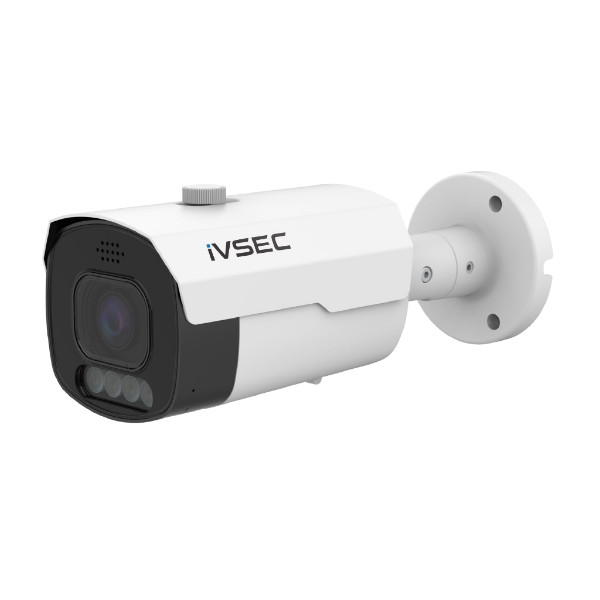IVSEC Bullet IP Camera 5MP 2.8mm-12mm Motorised Lens 25fps PoE IP66 Adv Det