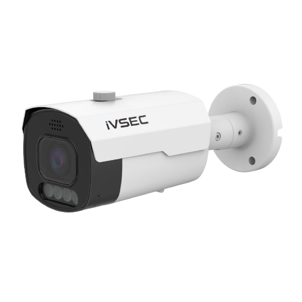 IVSEC Bullet IP Camera 8MP 2.8mm-12mm Motorised Lens 25fps Adv Det Adv IVS