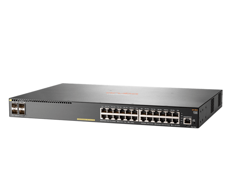 HPE Aruba 2930F 24G PoE+ 4SFP+ Switch