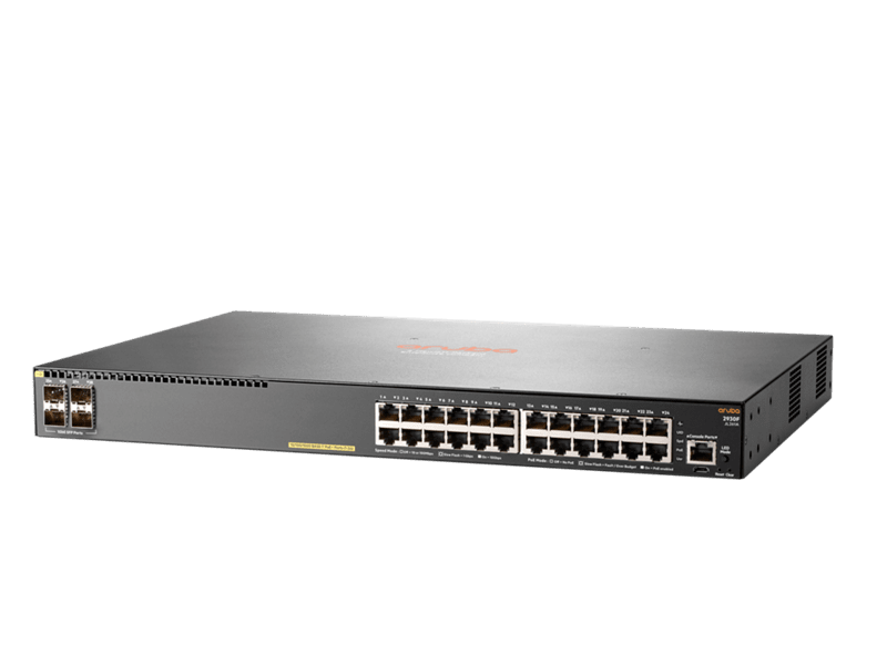 HPE Aruba 2930F 24G PoE+ 4SFP Switch