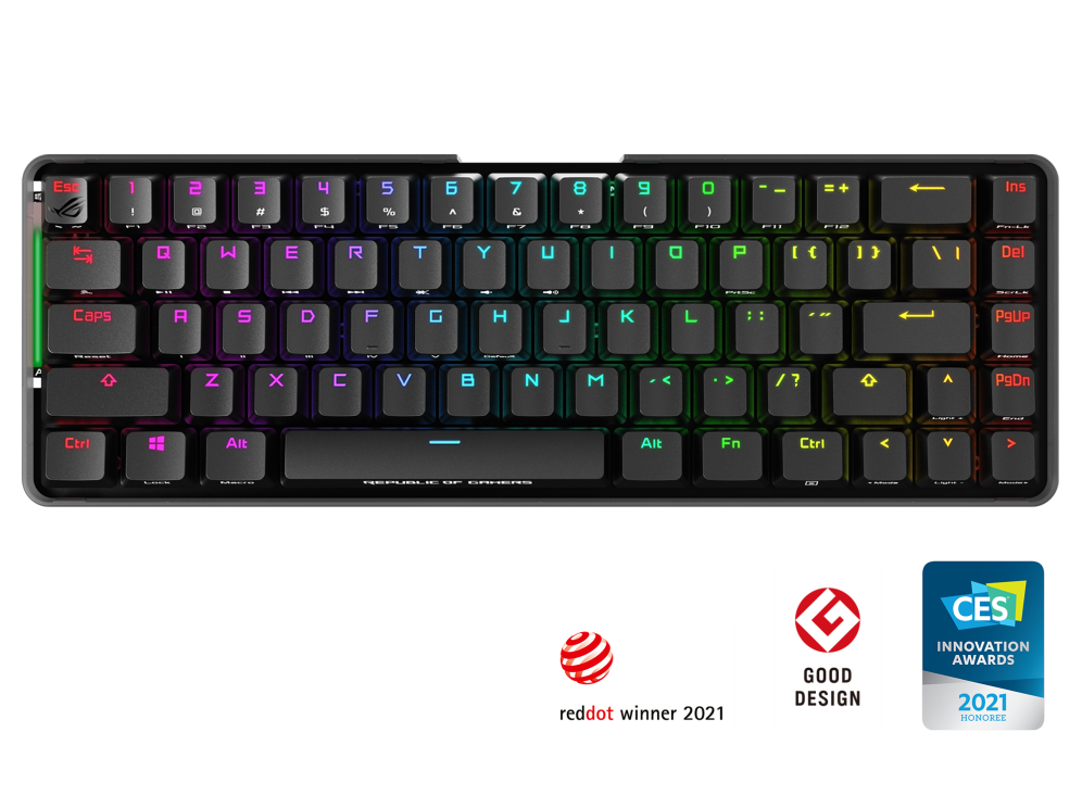 ASUS ROG Falchion NX 65% Wireless Mechanical Gaming Keyboard - NX Red Switches