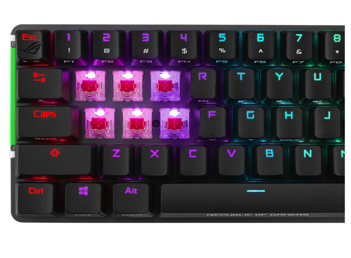 ASUS ROG Falchion NX 65% Wireless Mechanical Gaming Keyboard - NX Red Switches