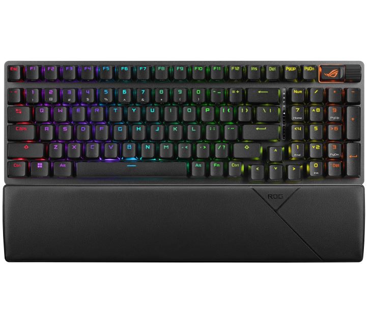 ASUS ROG Strix Scope II 96 Wireless Mechanical Gaming Keyboard - NX Snow Switches