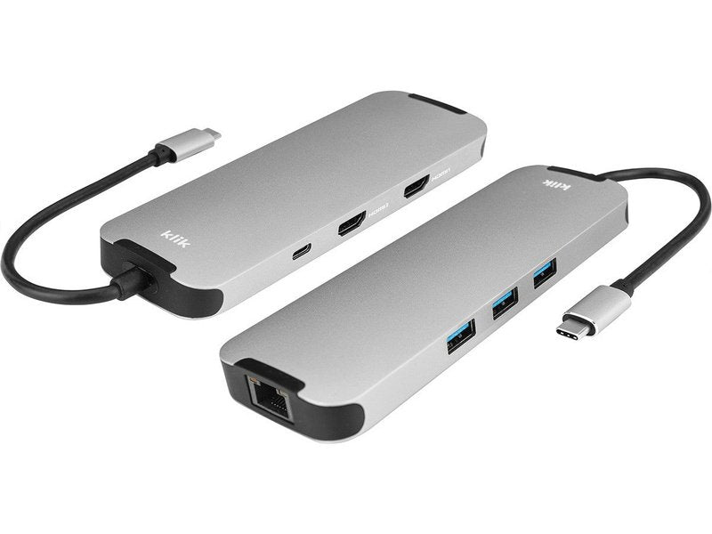 Comsol Klik USB-C Multi-Port Adapter 2 X HDMI LAN 3 X USB3.0 USB-C Pd