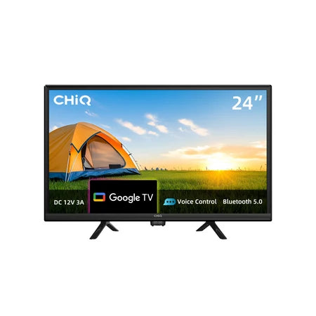 CHiQ L24D6CG 24" HD 200nit Smart Google TV, HDR10/HLG/Dolby DAP/DBX, 200x100 VESA 3 Year Warranty