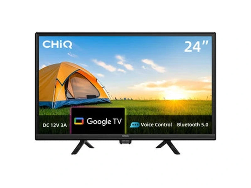 CHiQ L24D6CG 24" HD 200nit Smart Google TV, HDR10/HLG/Dolby DAP/DBX, 200x100 VESA 3 Year Warranty