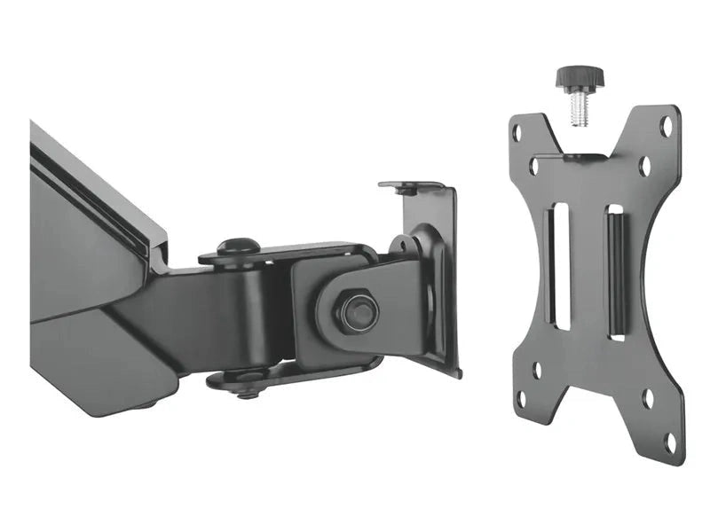 Brateck LDA30-112 Single Screen Wall-Mounted Gas Spring Monitor Arm Black