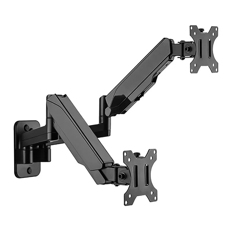 Brateck LDA30-114 Dual Monitor Wall-Mounted Gas Spring Monitor Arm