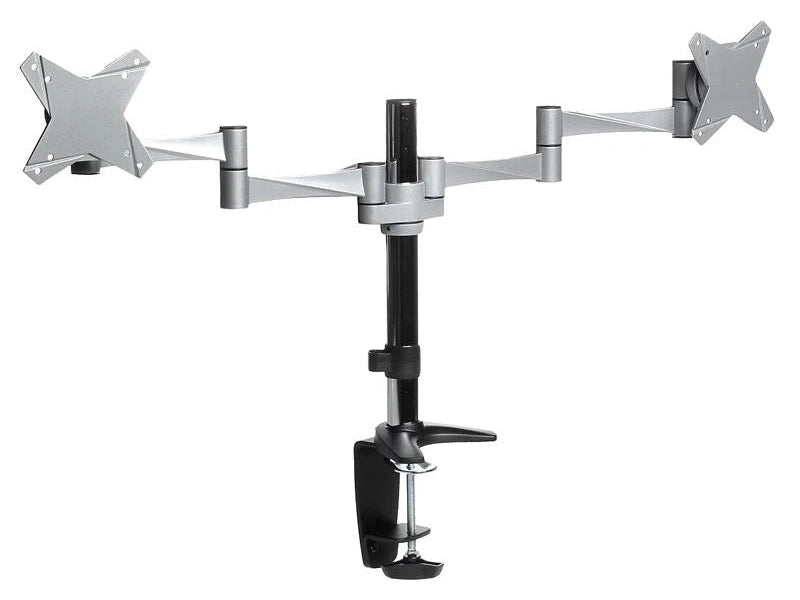 Brateck LDT02-C024 Elegant Aluminum Dual LCD Monitor Arm Desk Clamp