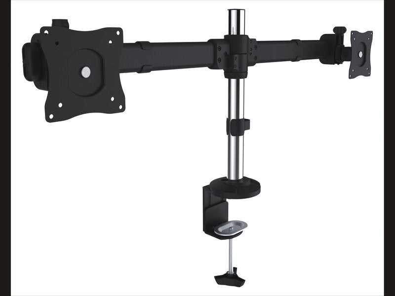 Brateck Dual Monitor Arm with Desk Clamp VESA 75/100mm Fit Most 13"-27" Monitors Up to 8kg per screen