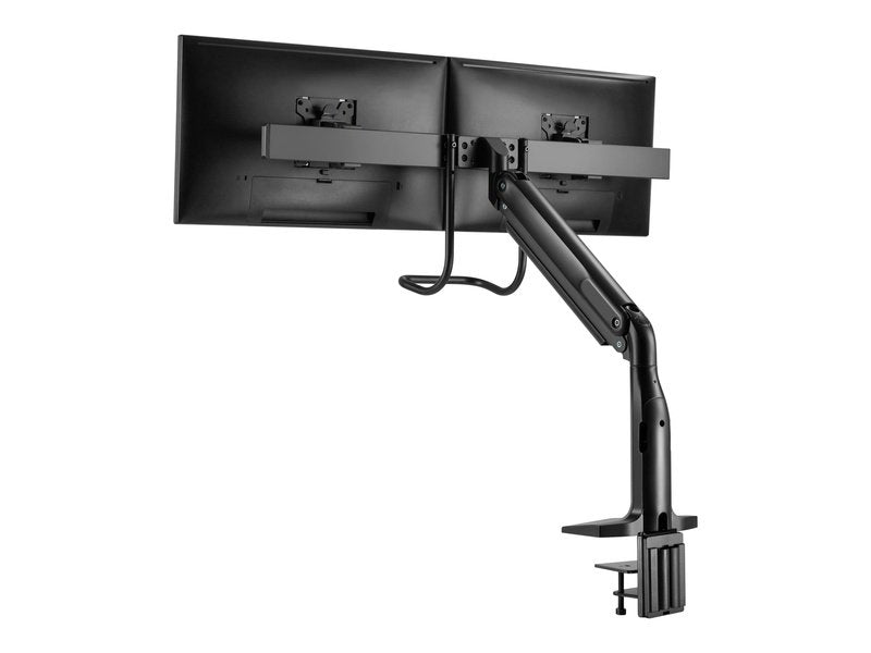 Brateck Dual Monitors Select Gas Spring Aluminum Monitor Arm Fit Most 17‘-35’ Monitors Up to 10kg per screen VESA 75x75/100x100