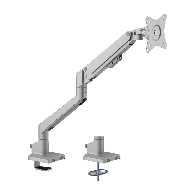 Brateck Single Monitor Thin Gas Spring Monitor Arm Fit Most 17"-32" Monitors