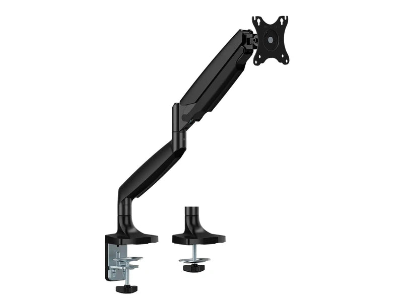 Brateck LDT82-C012-BK Single Screen Heavy-Duty Gas Spring Monitor Arm Mount Black