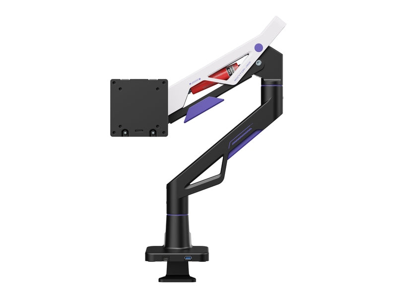 Brateck LDT95-C012UC Atlas Neo Gaming Monitor Arm with USB-A & USB-C Ports For most 24"~57" Monitors, Fit Curved Monitor, Matte Black & White new