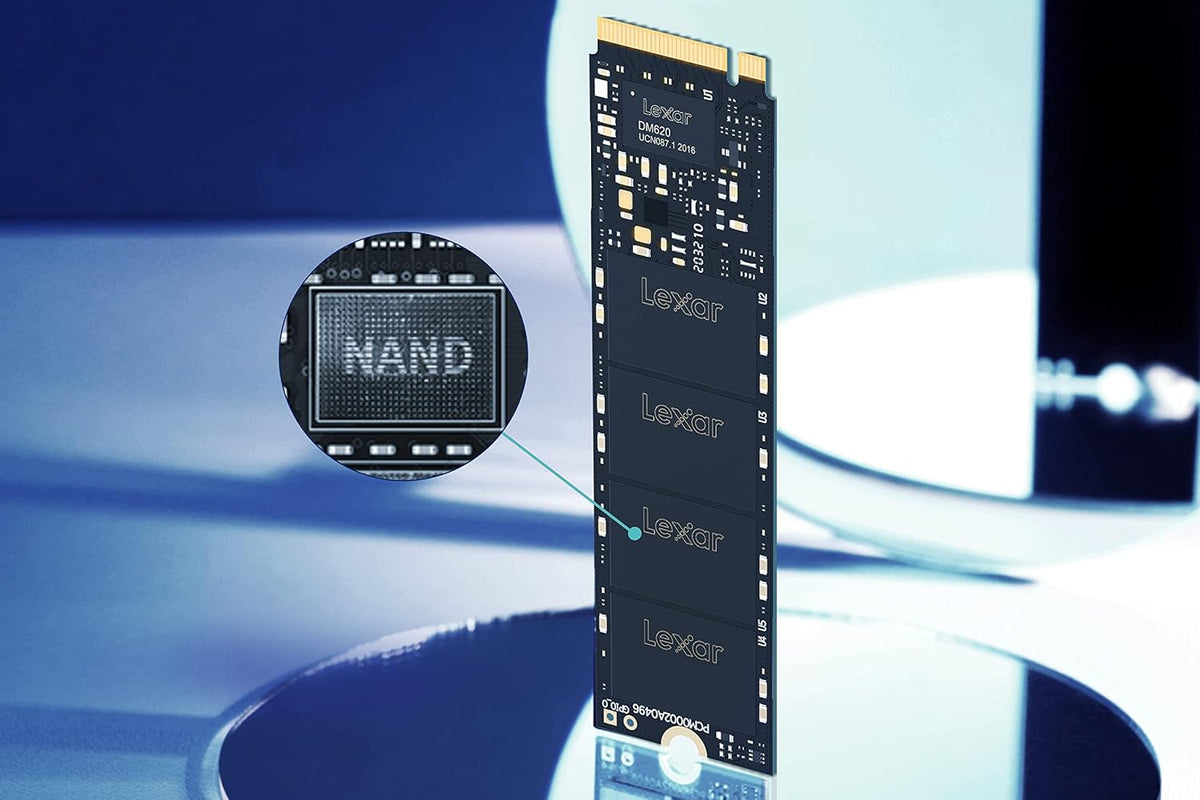 Lexar NM620 Internal SSD 512GB M.2 2280 PCIe Gen3x4, read up to 3500MB/s, write up to 2400MB/s