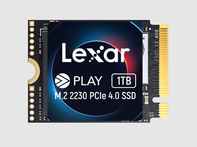 Lexar LNMPLAY 1TB M.2 2230 PCIe Gen4 NVMe SSD up to 5200MB/s read, 4700MB/s write
