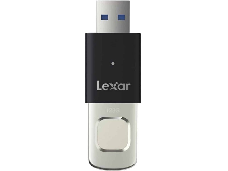 Lexar JumpDrive Fingerprint F35 USB 3.0 Flash Drive 128GB