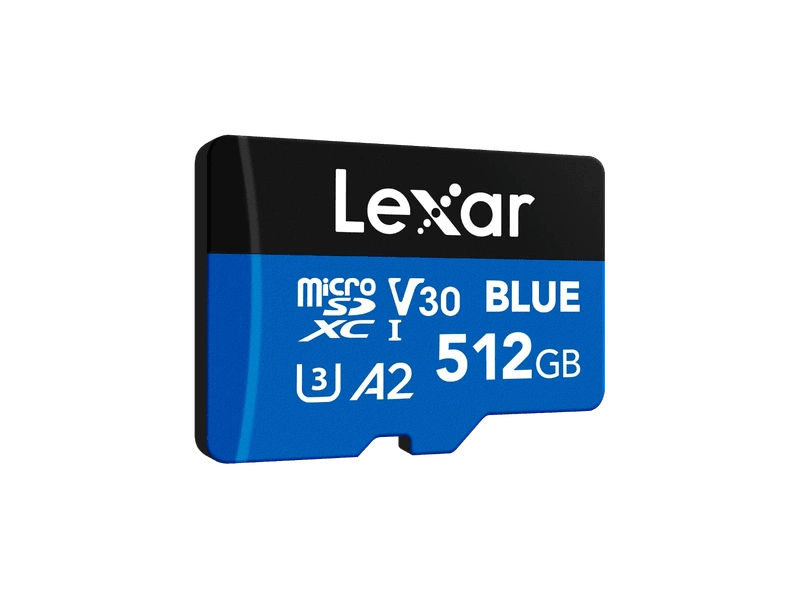 Lexar BLUE microSDXC™ UHS-I Card 512GB C10 A2 UHS-I U3 V30